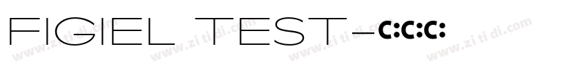 FIGIEL TEST字体转换